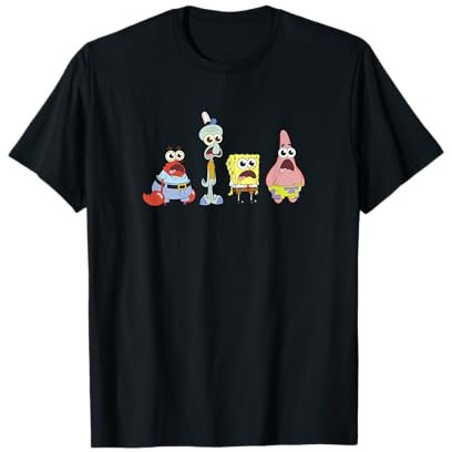 SpongeBob SquarePants SpongeBob Cast Group Stare T-Shirt