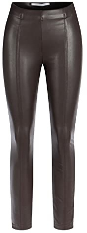 Raffaello Rossi Hose Resa Vegan Elastic Nappa Leather, Farbe:braun, Größe:46