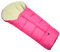 BambiniWelt by Rafael K. Fußsack [Winterfußsack für Kinderwagen] Buggy Schlitten Kuschelsack universal in Mumienform mit Lammwolle Größe anpassbar warm mit Reißverschluss waschbar (pink)