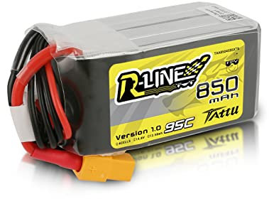 TATTU Lipo R-Line 850mAh 95C 14,8V 4S1P XT60 Stecker