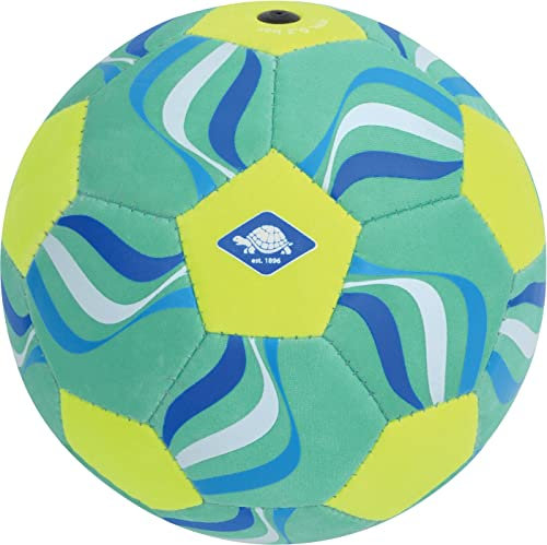Schildkröt Neopren Mini-Beachsoccer Größe 2 | Ø 15 cm | salzwasserfest & rutschfest | weiche, griffige Oberfläche | Ideal für Strand, Garten, Kinder & Familie, Beach