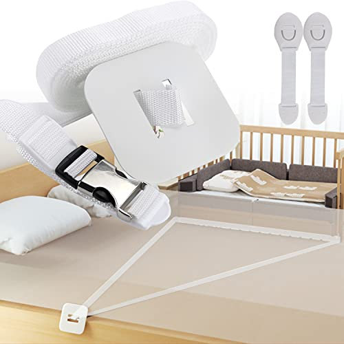 Beistellbett Gurt Gurt für Babybett 7m Bbefestigung Beistellbetten für Boxspringbetten und Kinderbetten Andocken an Das Erwachsenenbett weiß