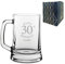 Personalised Engraved Tankard Beer Mug Stein Happy 30th Birthday Classic Design Gift Boxed, 16.75oz/495ml Classic Beer Glass, Any Name, Engraved in The UK