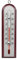 Zimmerthermometer Thermometer Innen Außen Holz Metall Außenthermometer Analog Raum Garten (dunkel) MD8