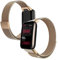 Edelstahl Armband Kompatibel mit Xiaomi Mi Band 7 Pro Armband Metall Ersatz Mesh mit Magnetische Für Herren Damen Uhrenarmband Für Xiaomi Mi Band 7 Pro (Roségold)