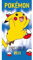 FACTORY CR Unisex-Kinder 2023POK020 Pokemon – Mikrofaser, Pool-Handtuch, Kinderhandtuch, Kinderdruck, 70 x 140, Mehrfarbig, 1 Unidad (Paquete de 1)