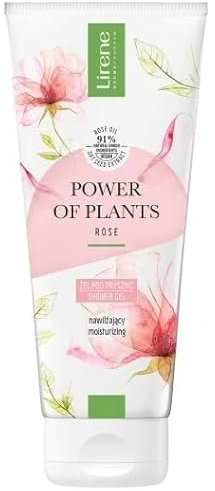 Lirene Power of plants Rose Feuchtigkeitsspendendes Duschgel, 200 ml - Langfristig gültig!