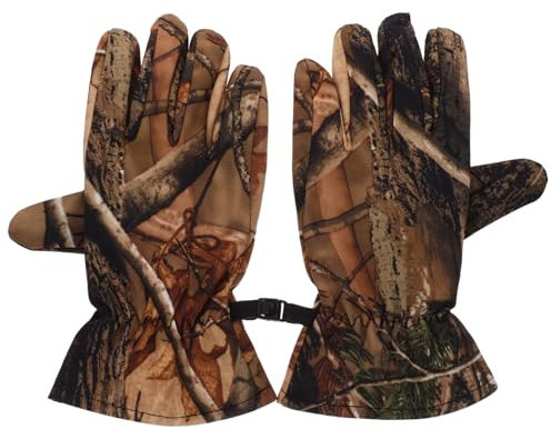 INOOMP 2 Paar Jagdhandschuhe wasserdichte rutschfeste Handschuhe Winddichte Handschuhe Vollfingerhandschuhe rutschfeste Handschuhe Warme Handschuhe Tarnhandschuhe Outdoor Jagd