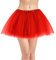Tütü Damen Rot Erwachsene Tüllrock Rot Damen Stretch 3 Lagen Tüll Ballettrock Karneval Kostüm Party Zubehör Urlaub Tanz Halloween Laufrock 80er Rock Jahre Outfit Damen Ballett Tüll Rock Rot