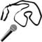 Sionhiuo Microphone Holder Handsfree Neck Microphone Holder Musical Instrument Accessories Hands- Musical Instrument Accessories Microphone Holder for Musicians Wireless Handheld Microphone