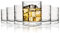 SUROQUE Drinking Glasses Set of 6, 10OZ Old Fashioned Whiskey Glasses with Striped Aesthetics in Luxury Box, Vintage Glassware for Whiskey, Cocktail, Bourbon, Water, Rocks Glasses for Men gifts
