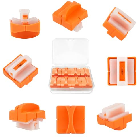 Lot de 8 lames de rechange pour coupe-papier, coupe-papier, lames de rechange pour coupe-papier, coupe-papier, coupe-papier avec design de sécurité
