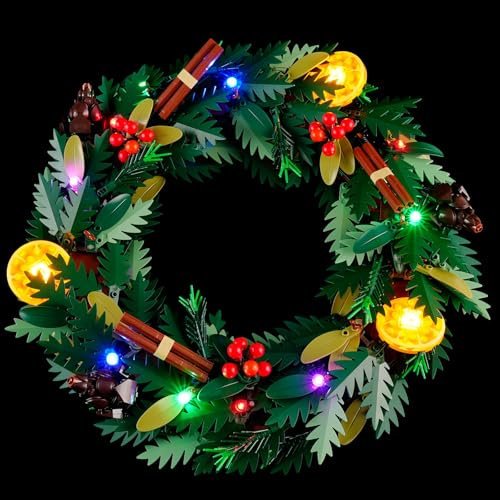 LIGHTAILING Licht-Set Für Lego-10340 Weihnachtskranz - Led-Beleuchtungsset Kompatibel Mit Lego Bausteinen Modell - Modell Set Nicht Enthalten