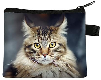 Porte Monnaie Le Chat Petite Trousse Maquillage Trousse Maquillage Femme De Voyage pour Femme Portable Trousse De Maquillage Cosmétique Organiseur,Trousse De Toilette Fille