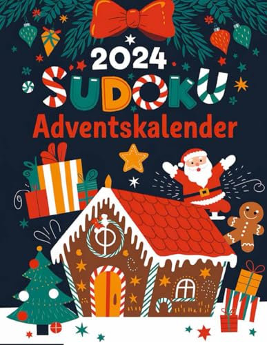 Sudoku adventskalender für Erwachsene 2024: Der Rätsel Weihnachtskalender mit 75 Sudokus von Leicht - Schwer
