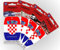 Kroatischer Duftbaum Autoparfüm Flagge Croatia Kroatien Lufterfrischer 4-er Pack in 4 Düften New Car, Black, Vanilla, Cherry