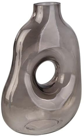 mica Living Vase in Tropfenform - schwarz - ca. 18 x 10 x 25,5 cm