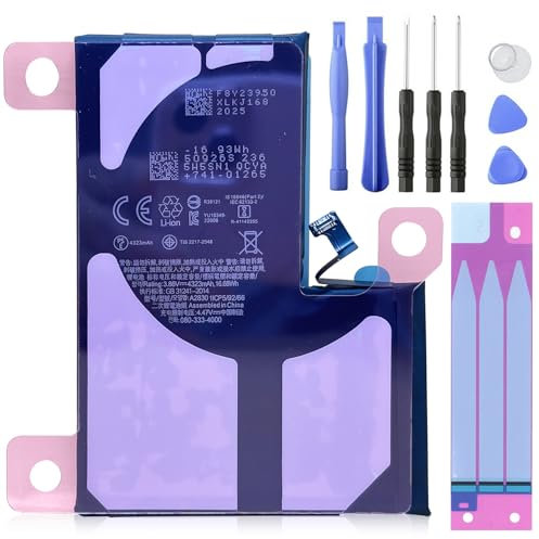XITAIAN 3.86V 16.68Wh 4323mAh A2830 Replacement Laptop Battery for iPhone 14 Pro Max with Installation Tools