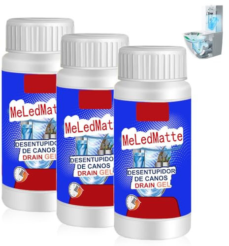 Rohrreiniger Extrem Stark, Toilettenreiniger Extrem Stark, WC Reiniger Abflussreiniger Schaum, Fette Toilet Cleaner Kloreiniger Extra Stark Reinigungsmittel für Küche und Bad (3)