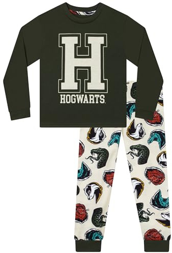 Harry Potter Pyjamas, Hogwarts Pyjamas For Boys And Girls, Long Sleeve Kids Pjs, Girls And Boys Pyjama Set, 5 To 13 Years