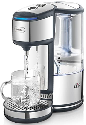 Breville VKJ367 BRITA HotCup Hot Water Variable Dispense, 1.8 Litre, Stainless Steel, 3000 W, 1.8 liters, Silver/Black