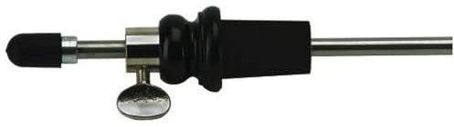 GEWA 414638 Kontrabassstachel Standard, Stachel für Kontrabass, Konus 28/31mm, Metallrohrstab Ø 16 mm, Länge 37 cm, Ebenholzbirne