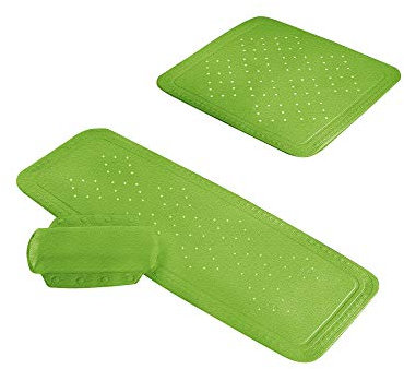 Kleine Wolke-PVC-Schaum Arosa Dusche Matte, grün P, Grün, 55x55 cm