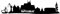 skyline4u Aufkleber Wismar Skyline mehrere Größen in 8 Größen und 25 Farben (30x6,8cm schwarz)