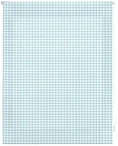 blindecor Vichy Rollo, Stoff, Türkis, 110 x 180 cm
