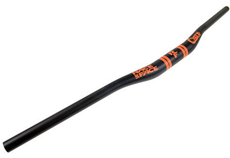 SIXC-Lenker erhöht um 20 mm – 35 x 820 – Carbon/Orange