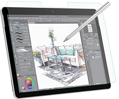 MoKo PET Matte Screen Protector for Microsoft Surface Go 4/3/2/2018, Write, Draw and Sketch with Surface Pen, Anti Glare Film