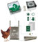 AXT-Electronic Set A - Automatische Hühnerklappe VSD mit Batterien, Digit.Zeitschaltuhr, manuelle Steuerung, Hühner