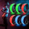 Sporgo LED Armband, 6 Stück Reflektorband LED Leucht Armbänder Reflective Lichtband Kinder Nacht Sicherheits Licht Reflektor für Laufen Joggen Hundewandern Running Outdoor Sports (‎Blue green red)