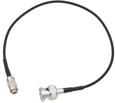 HangTon Camera Monitor Mini SDI to SDI Video Signal Coaxial Adapter Cable for Blackmagic 75 ohm (30cm, DIN 1.0/2.3 to Male BNC)