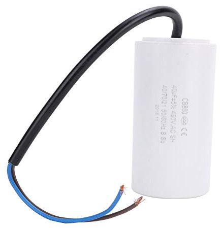 Kondensator, Anlaufkondensator 450V 40uF CBB60 Motorlauf Kondensator MotorKondensator Entstörkondensator Motorstartkondensator Microfarad Kondensator mit Draht