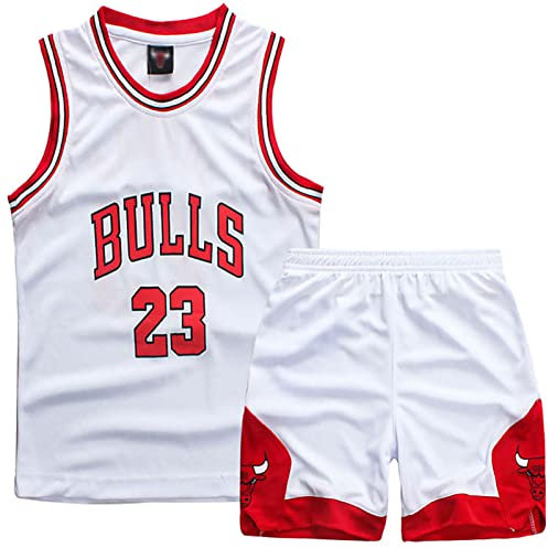 MEEHYRE Basketball Kinder Trikot 2 Stücke,Jungen Basketball Trikot Kinder, Basketball Trainings Jersey and Pants