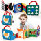 hahaland Stoffbuch Baby Spielzeug ab 0 6 Monate Schwarz Weiß Buch mit Spiegel,Kontrast Stoffbücher 0 Monate Baby Bücher Kinderwagen Spielzeug ab 0 3 6 12 Monate Geschenk für Jungen Mädchen
