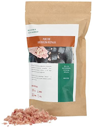 KOTARBAU® Lana enciende fuego 0,25 kg, Encendedor de leña ecológico, Lana de madera natural ECO, Lana de madera de encendido de barbacoas, chimeneas y estufas, Bolas para encendido, Virutas de madera