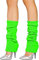 Blinghomedecor Ladies Bright Neon 80s Leg Warmers Extra Soft Stylish Dance Ice Skating Fancy Dress Leg Accessories (Green), One Size