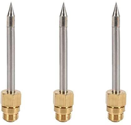 HDYS 3X 510 Interface Soldering Iron Tip Mini Portable USB Soldering Iron Tip Welding Rework Accessories, Pointed