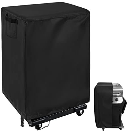 Guisong 2 Brenner Gasgrill Abdeckung 32 Zoll, wasserdichte Abdeckung für Char-Broil 463673519 Gasgrill, Schutz Outdoor 81.3 cm Grillabdeckung für Weber Nexgrill mit zusammengeklappten Seitentischen