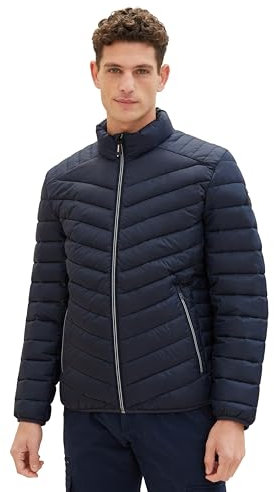 TOM TAILOR Herren Lightweight Steppjacke mit Stehkragen, 10668 - Sky Captain Blue, XXXL
