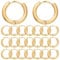 SUNNYCLUE 1 Box 24Pcs 18K Gold Plated Hoop Earrings Huggie Earring Hooks Stainless Steel Earring Hoops Tiny Cartilage Earrings Findings for jewellery Making Women Adult DIY Dangle Ear Craft Supply