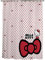 Franco Hello Kitty Duschvorhang- und Ring-Set, 13-teilig, offizielles Lizenzprodukt