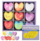 Granvoo 9 PCS LOVE Badebomben Geschenk Set, Badekugeln als Badezusatz, Schaumbad, Geschenkset Frauen, Freundin, Mama, Muttertagsgeschenk, Badekugel für Geburtstags Weihnachts Valentinstag (B)