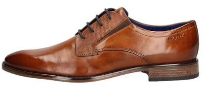 bugatti Herren Businessschuhe, Männer Schnürer,Freizeit,Schnuerschuhe,Schnuerer,straßenschuhe,Strassenschuhe,Schnuerung,Cognac (6300),45 EU / 10.5 UK