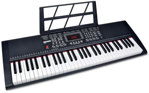Bontempi | HarmonyKeys - Clavier Piano Numérique Professionnel 61 Touches, 94.6x32.7x11.9 cm