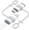 MoKo Adaptateur Lightning vers USB C Lot de 2, Adaptateur Lightning USB C pour iPhone 15/16 Pro/16 Pro Max/16 Plus, iPad Pro/Air, Galaxy S24, pour Charge, Pas pour Audio/OTG,BlancGris