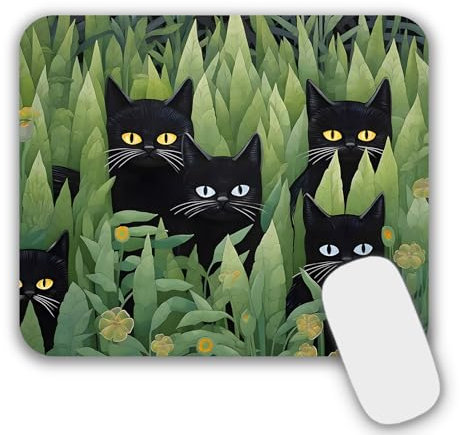 Mousepad Gaming Office - Tappetino per mouse con motivi, 24 x 20 x 0,3 cm, per computer, laptop (F08)