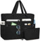 WACCET Strandtasche XXL Familie, Große Wasserdichte Strandtasche Damen mit Reißverschluss, Faltbare Leichte Badetasche Damen mit Mehreren Taschen Beach Bag Tote Bag für Strand, Reisen, Urlaub, Pool.